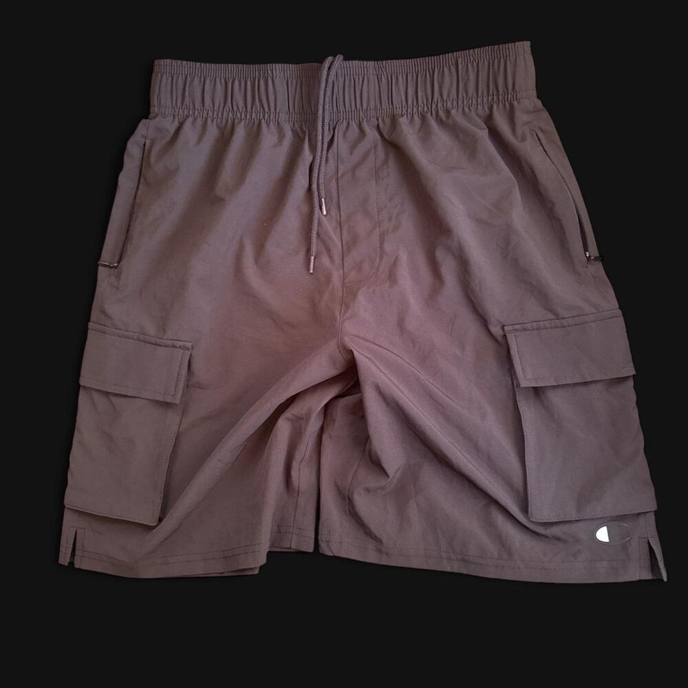 Champion black cargo shorts with